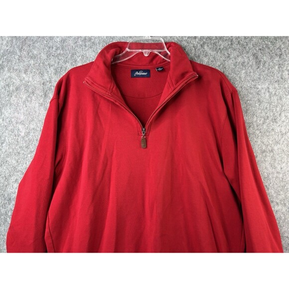 Jack Nicklaus 1/4 Zip Pullover Men’s Red Golf Sweater Size XL - Picture 3 of 8